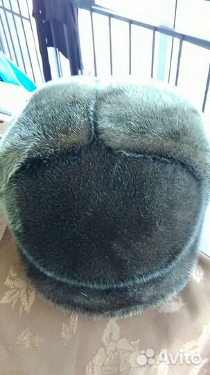 Норковая мужская шапка