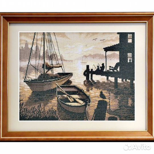 Интерьерная картина, вышивка крестом