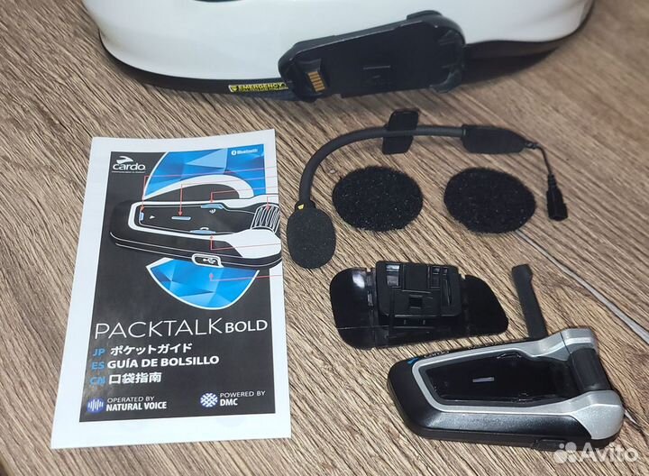 Шлем shoei NXR + гарнитура Cardo Packtalk bold