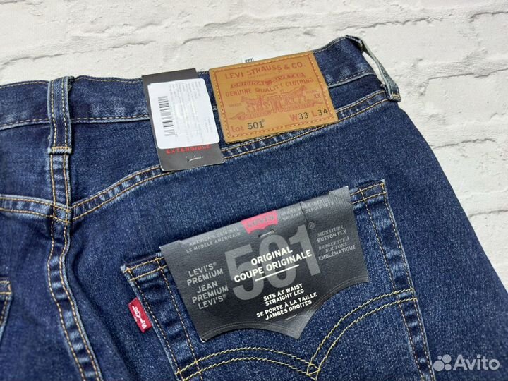 Levis 501 33/34 Оригинал Новые Мужские Джинсы