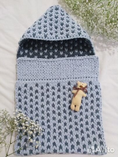 Конверт для новорожденного на выписку, в коляску