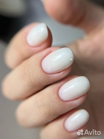 Маникюр наращивание ногтей