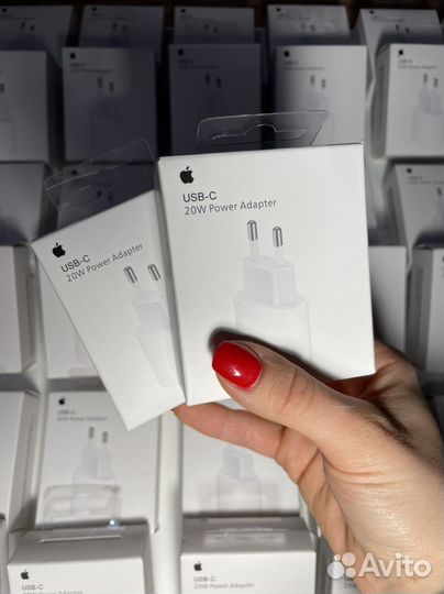 Блок Адаптер 20W на iPhone быстрая зарядка Apple