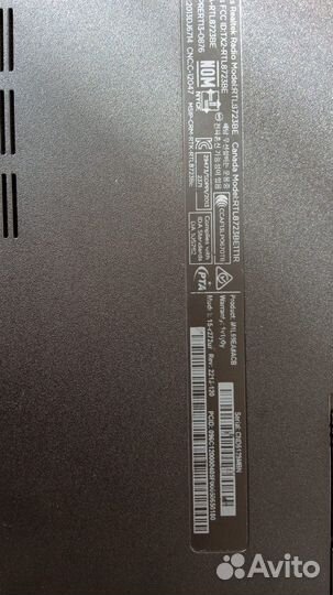 Ноутбук HP RTL8723BE1T1R