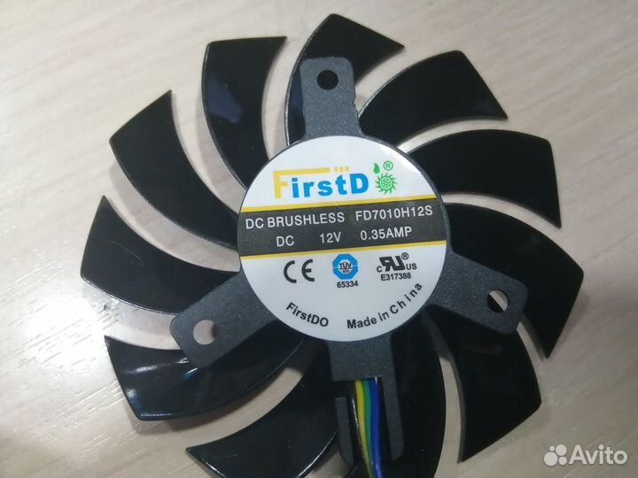 Комплект кулеров для видеокарт 73мм