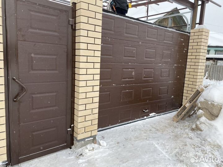 Монтаж Ремонт секционных, откатных ворот, аксессуа