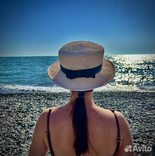 Шляпка женская летняя Канотье