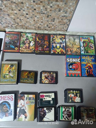 Картриджи для Sega mega Drive