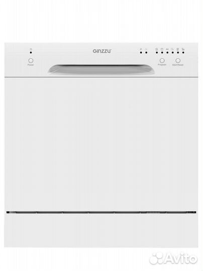 Посудомоечная машина компактная Ginzzu DC281 white