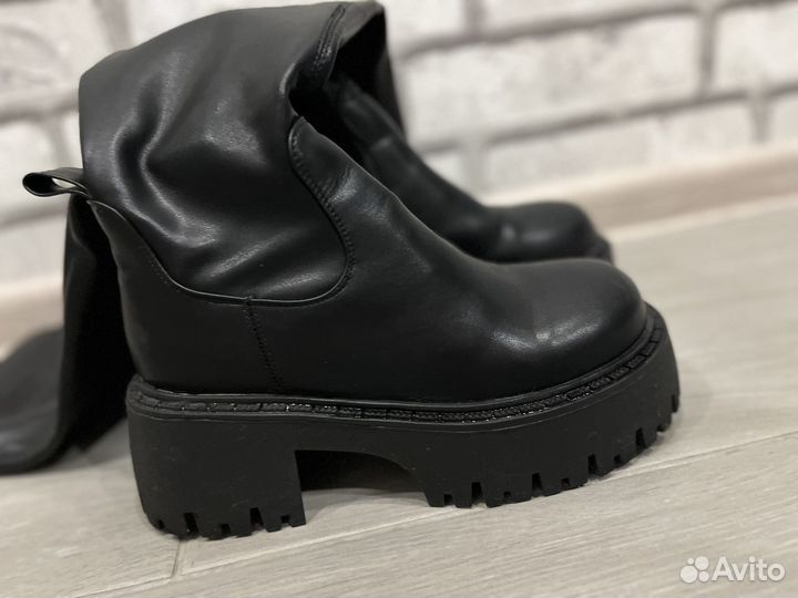 Сапоги ботфорты