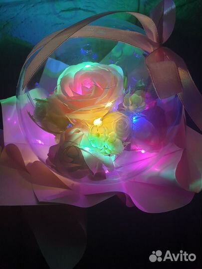 Букет в шаре