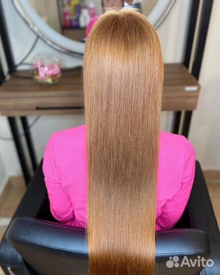 Ботокс волос, Кератиновое выпрямление волос