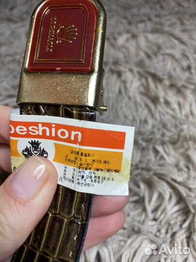 Ремень кожаный под рептилию унисекс новый