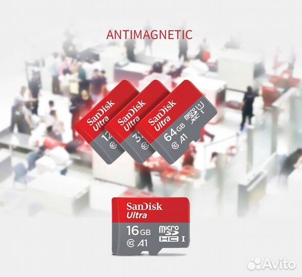 Карты памяти SanDisk Ultra A1 на 32 и 64 gb