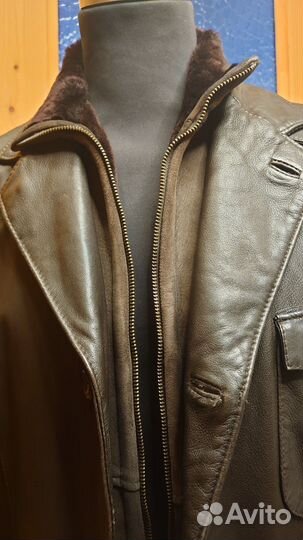 Pal Zileri куртка кожаная мужская Оригинал Италия