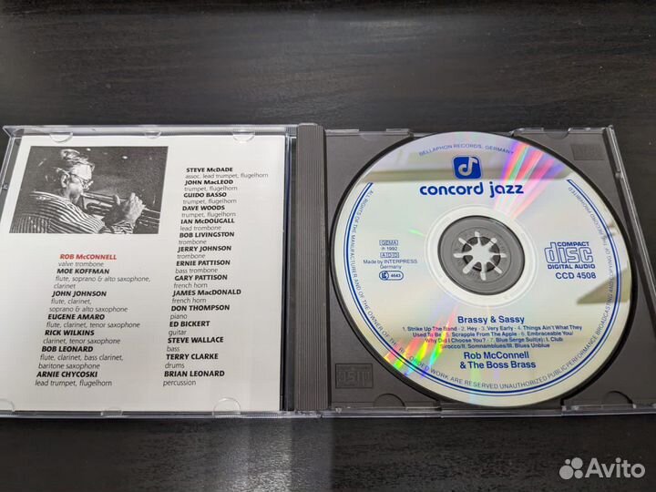 Rob McConnell&The Boss Brass Brassy&Sassy CD