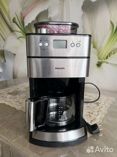 Автоматическая кофемашина зерновая philips