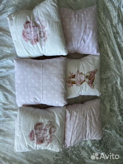 Бортики-подушки на кроватку