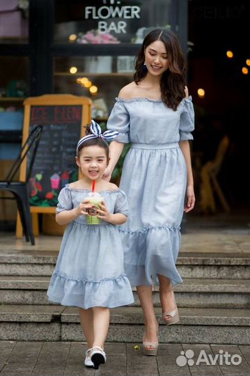 Платья для девочки и мамы