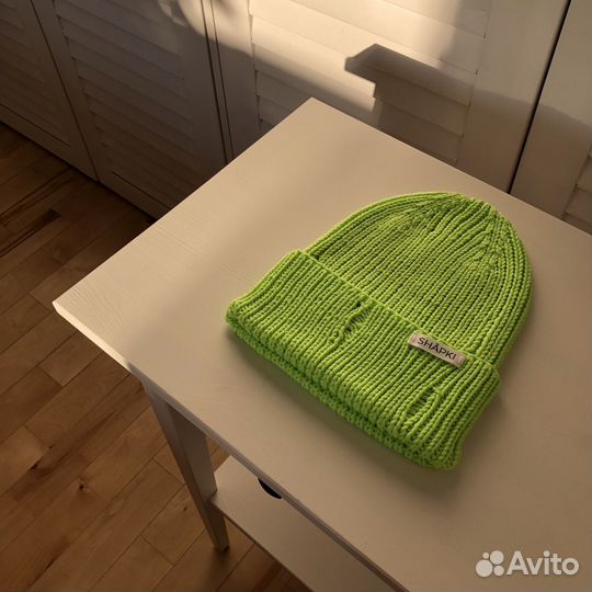 Шапка вязаная ручная работа