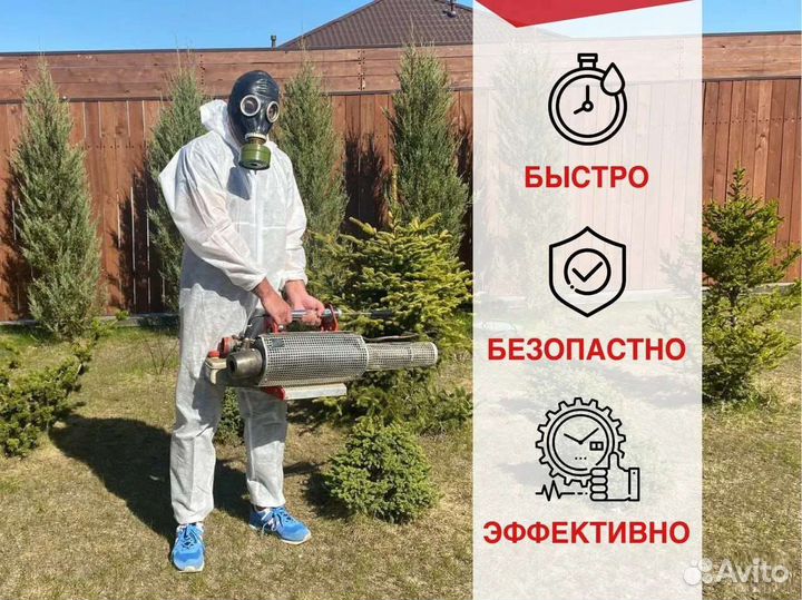 Обработка от комаров клещей муравьев насекомых