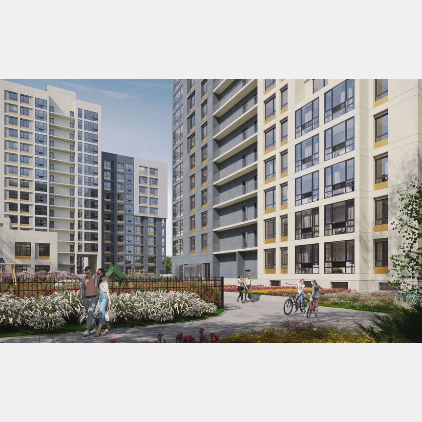 2-к. квартира, 69,3 м², 7/18 эт.