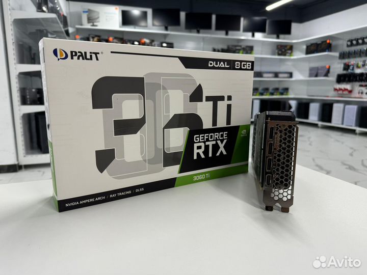 Видеокарта Palit GeForce RTX 3060 Ti Dual 8g