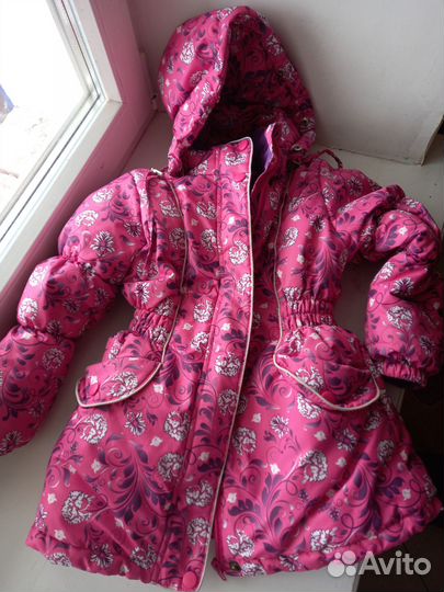 Зимний костюм для девочки 116- 122