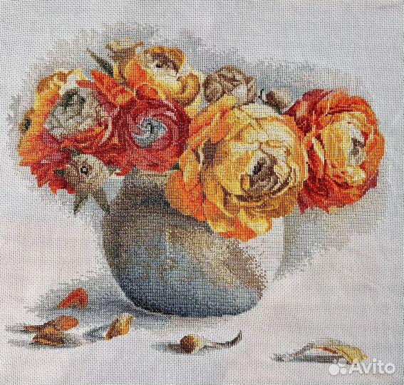 Картина вышитая крестом 