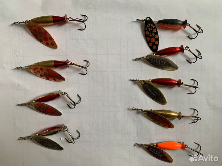 Блесны оригинальные - вертушки, колебалки, цикады