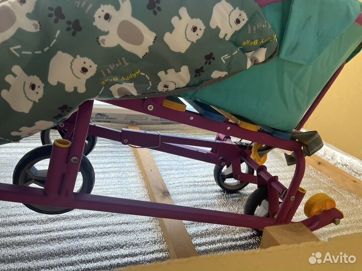 Детские санки на колесах