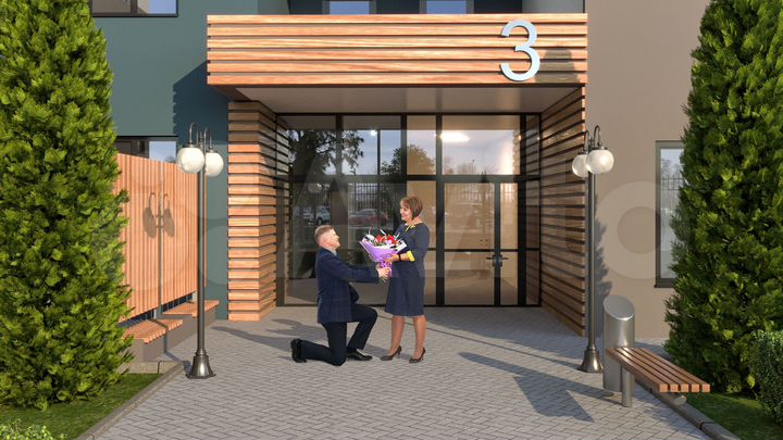 3-к. квартира, 87,5 м², 9/27 эт.