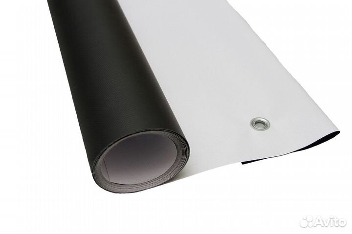 Фон виниловый FST 160х340см Черный, белый матовый