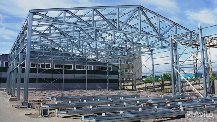 Металлические каркасы зданий и сооружений