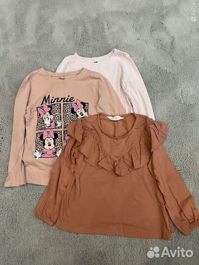 Вещи пакетом на девочку 4-6 лет h&m