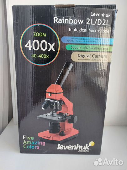 Микроскоп Levenhuk Rainbow 2L/d2L
