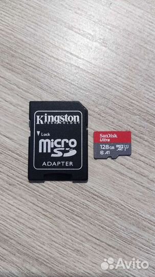 Карта памяти Sandisk Ultra MicroSD 128gb