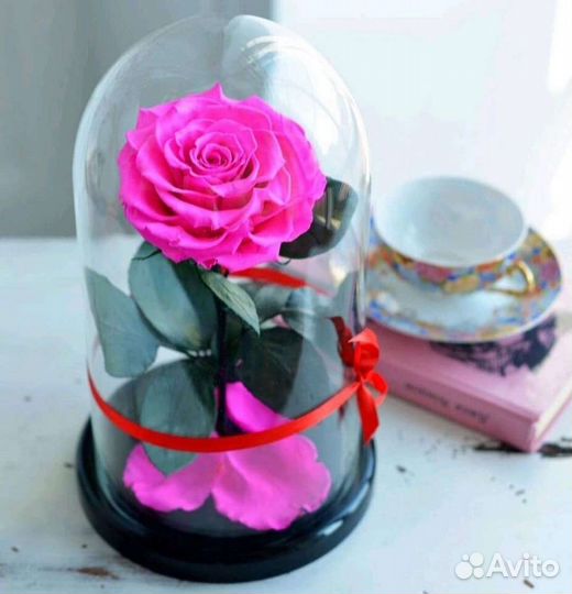 Роза в колбе