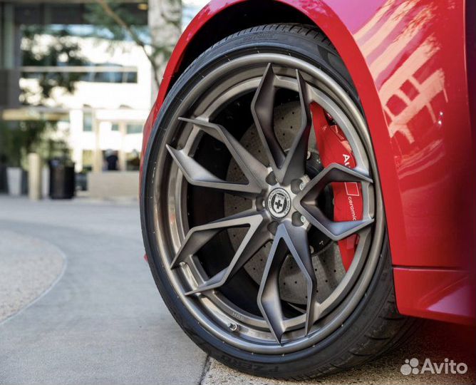 Кованые диски R22 в стиле HRE для Audi A6/S6/RS6