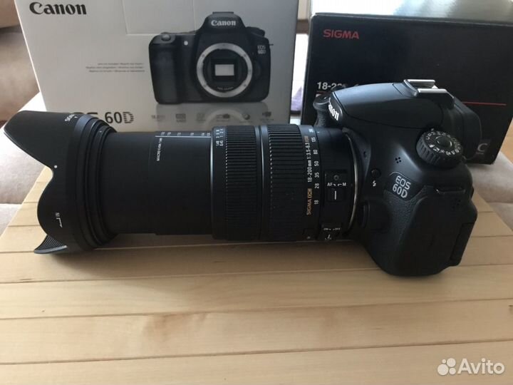 Canon 60D + Sigma 18-200 mm (пробег 12016 )
