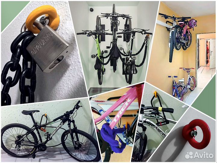 Велокрепление от угона велосипеда в подъезде №14