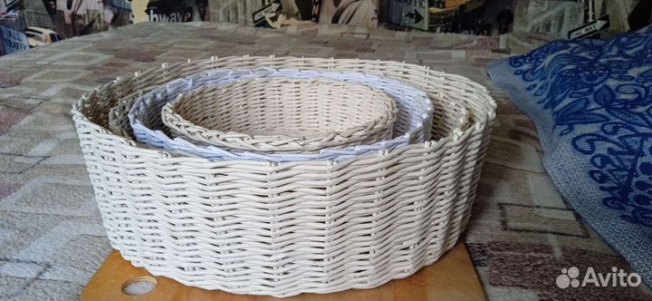 Корзина-лежанка, корзинки для хранения мелочей