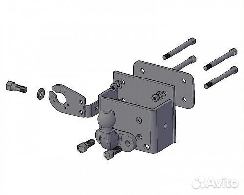 Фаркоп на Toyota Hilux 2005–2015