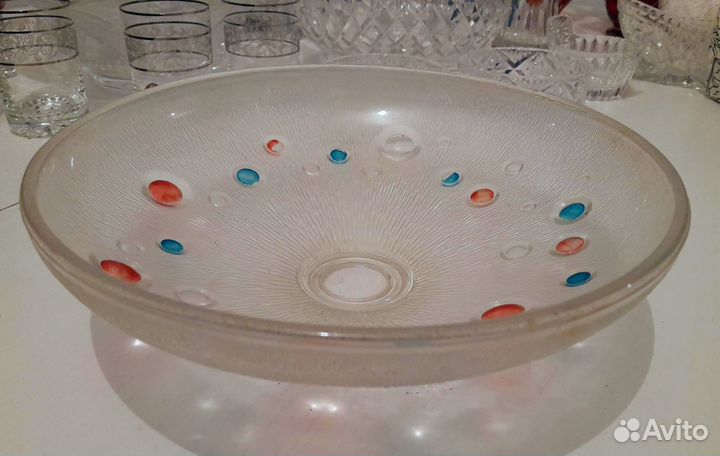 Салатники, блюда,ваза стекло СССР