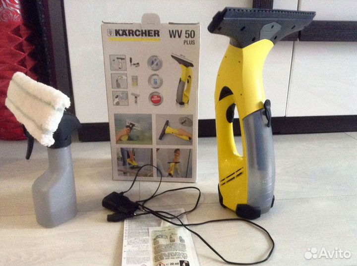 Стеклоочиститель karcher wv 50 plus. Новый