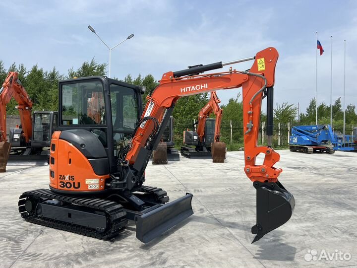 Мини-экскаватор Hitachi ZX30U-5, 2022