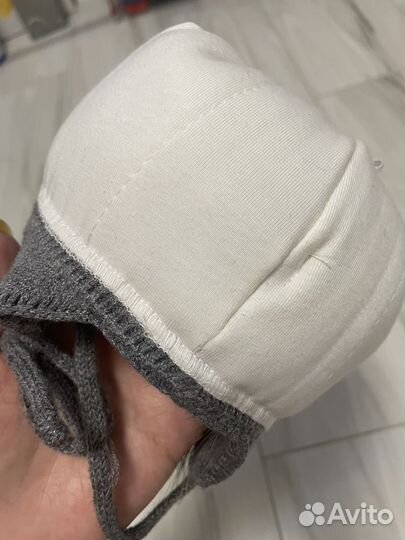 Комплект шапка и снуд для малыша