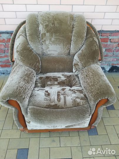 Диван и 2 кресла комплект бу