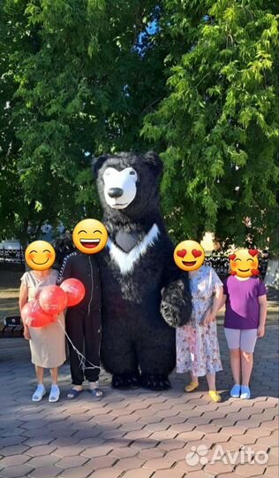 Ростовая кукла Мишка Красавчик поздравит