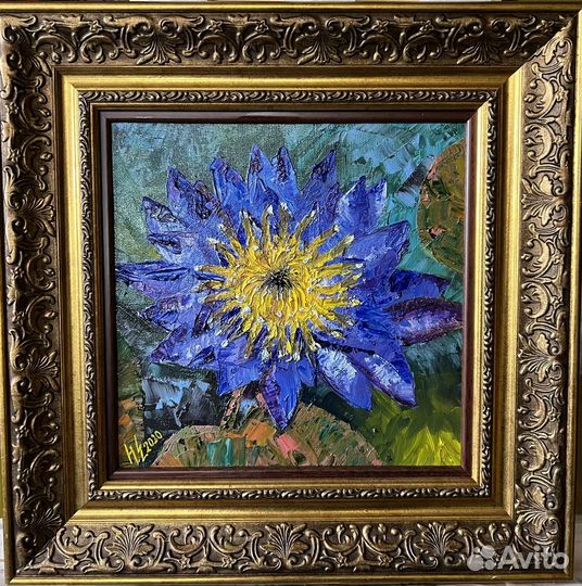 Картина маслом на холсте цветы